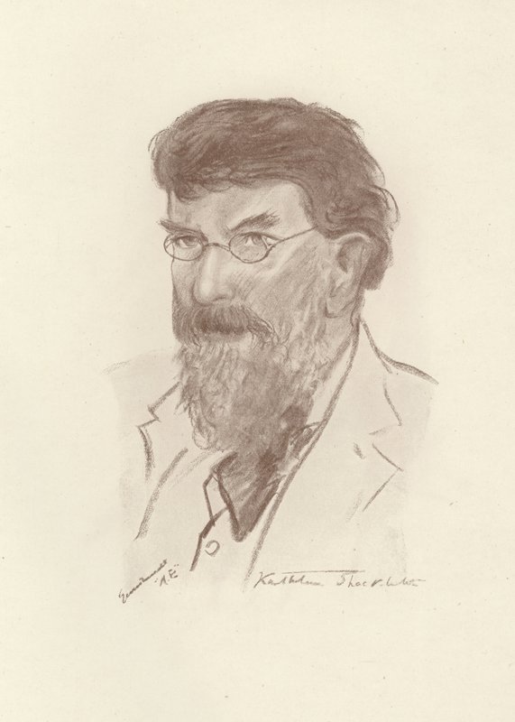 George William Russell, escritor e pintor nacionalista irlandês de English School