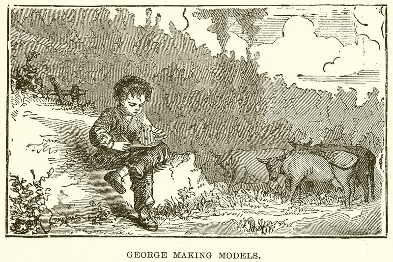George fazendo modelos de English School