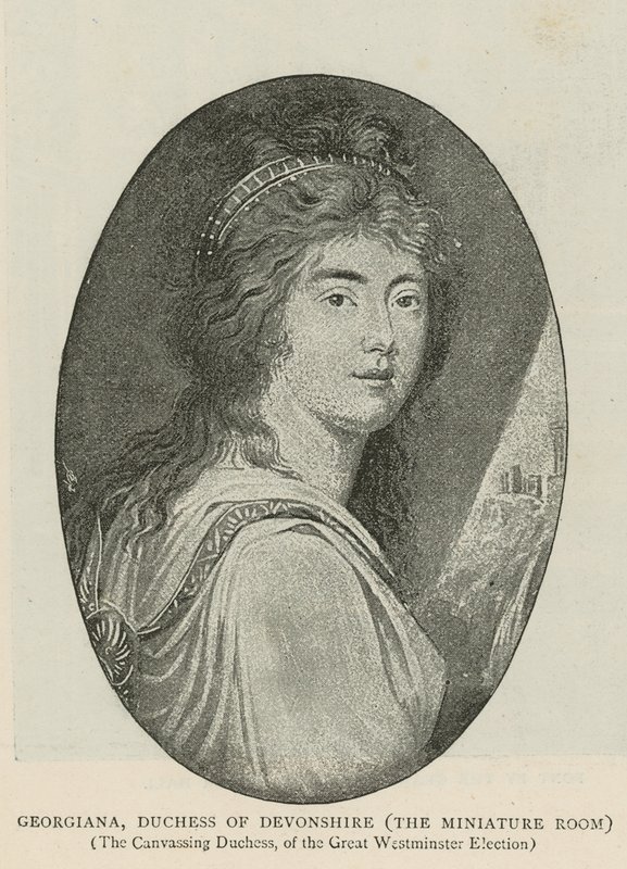 Georgiana, duquesa de Devonshire de English School