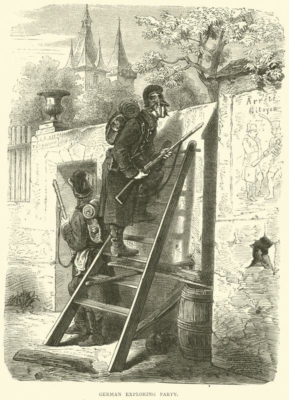 Festa exploradora alemã, outubro de 1870 de English School