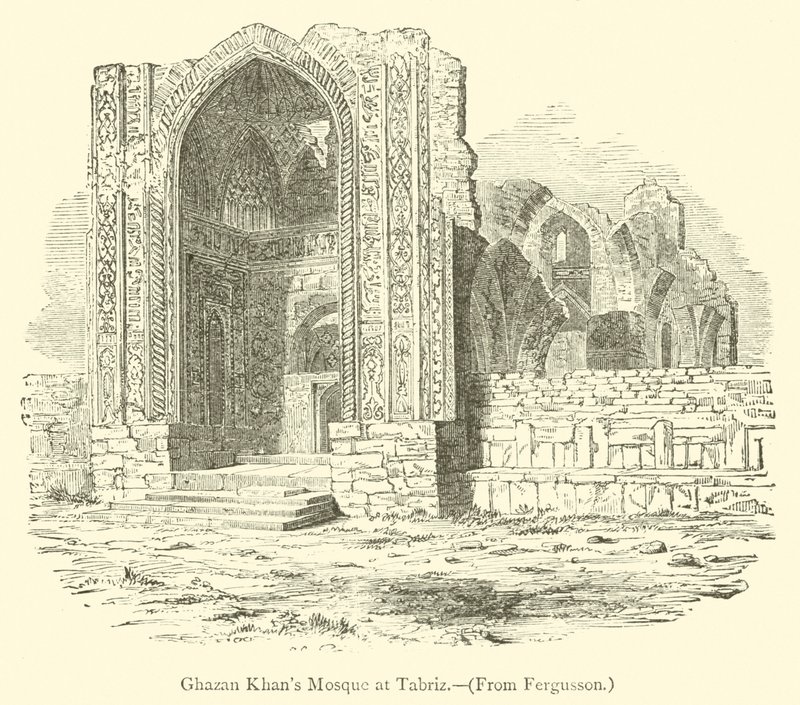 Mesquita de Ghazan Khan em Tabriz (gravura) de English School