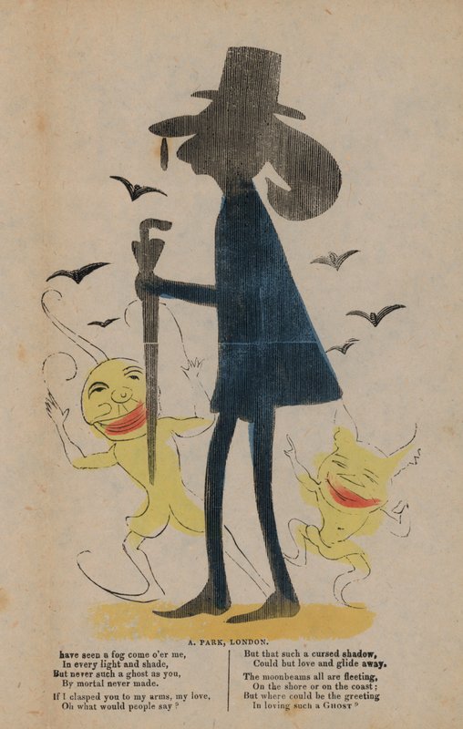 Fantasma (gravura colorida) de English School