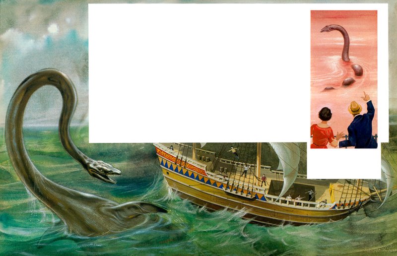 Serpentes do mar gigante de English School