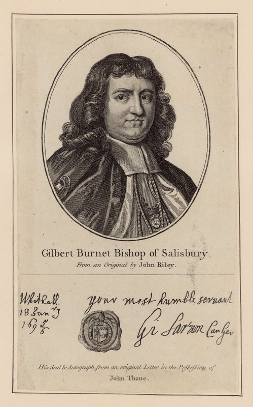 Gilbert Burnet, bispo de Salisbury de English School
