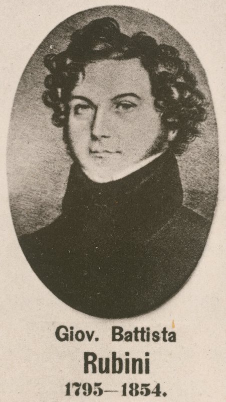 Giovanni Battista Rubini (gravura) de English School