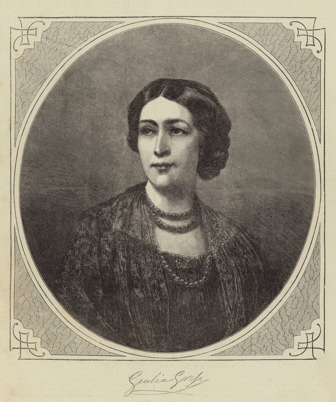 Giulia Grisi (gravura) de English School