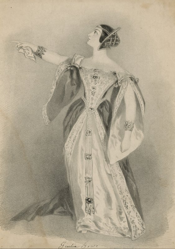 Giulia Grisi, cantora de ópera de English School