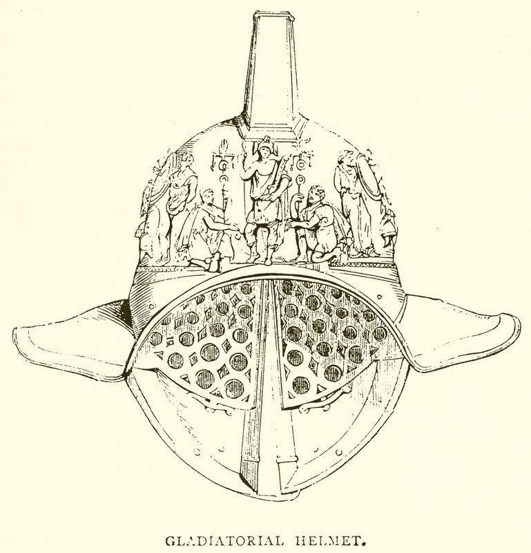 Capacete Gladiatorio de English School