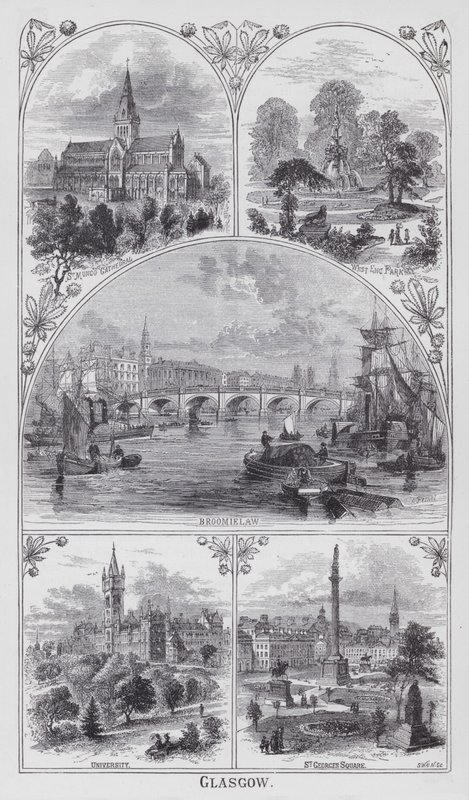 Glasgow (gravura) de English School