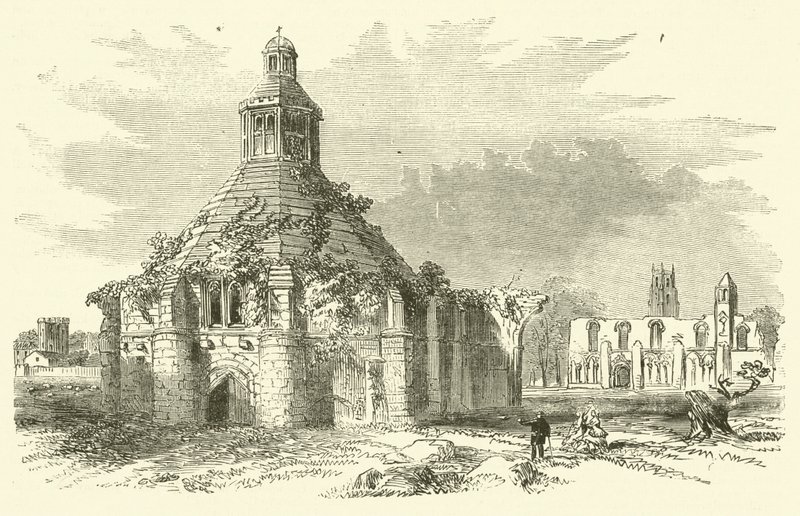 Abadia de Glastonbury (gravura) de English School