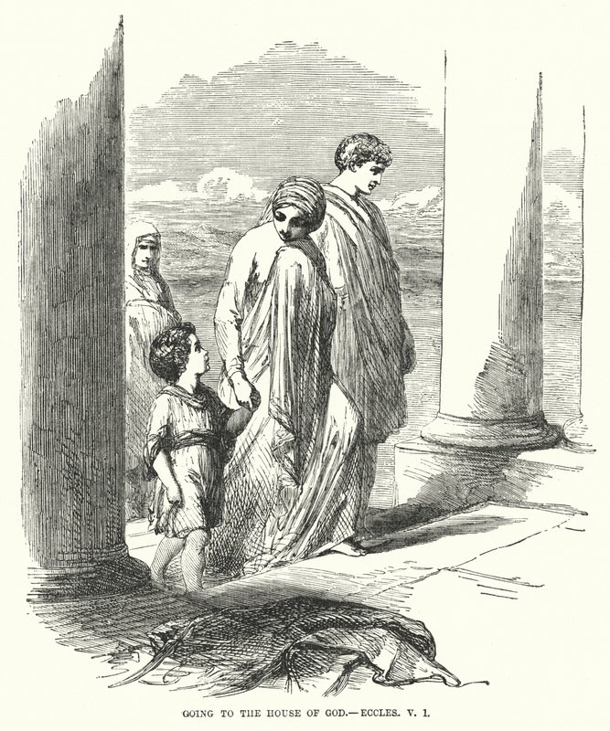 Ir para a Casa de Deus, Eclesiastes V de English School