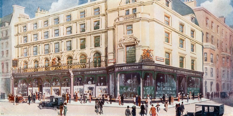 Goldsmiths & Silversmiths Company Ltd, de 112 Regent Street de English School