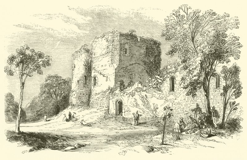 Castelo Goodrich (gravura) de English School