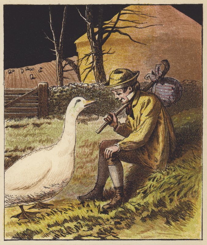 Goosey, Goosey, Gander (cor litho) de English School