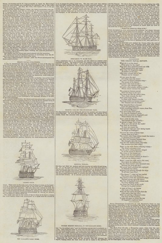 Grand Naval Evolutions (gravura) de English School