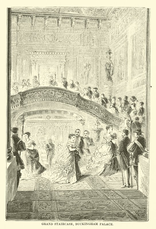 Grande Escadaria, Palácio de Buckingham de English School