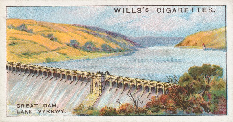 Grande represa, lago Vyrnwy de English School
