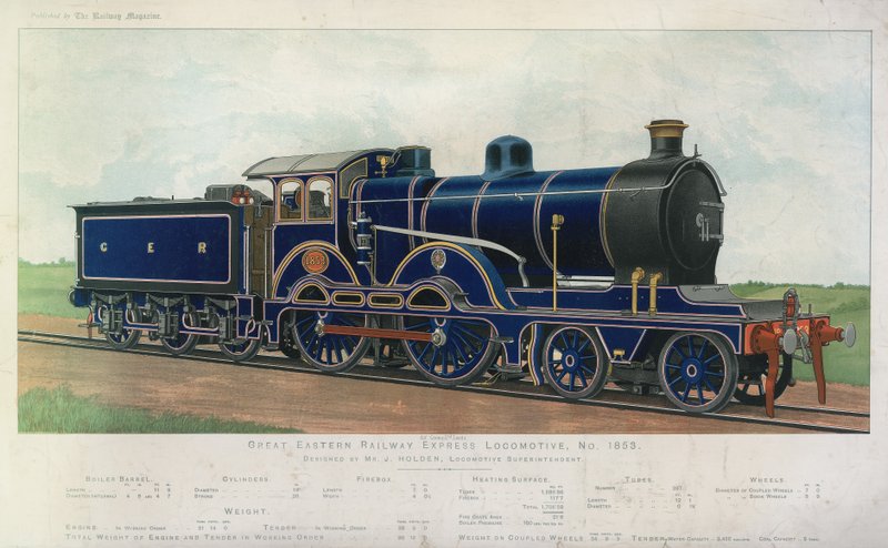 Locomotiva da Great Eastern Railway Express de English School