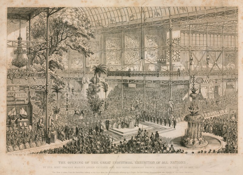 Grande Exposição, 1851, Abertura em 1 de maio de 1851 de English School