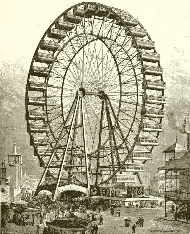 Grande roda gigante em Chicago de English School