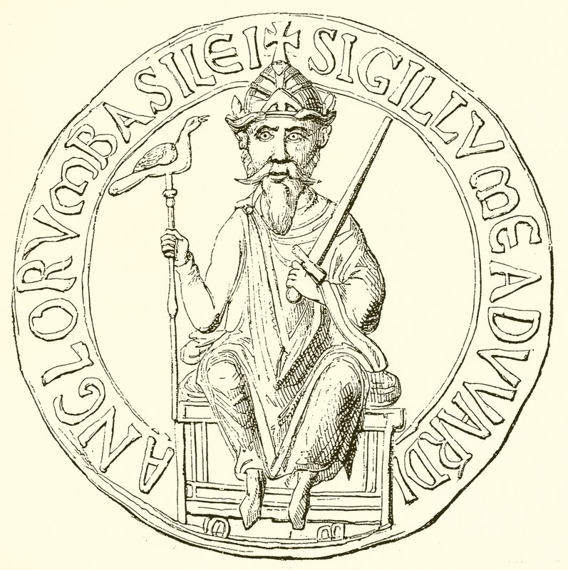 Grande Selo de Edward, o Confessor de English School