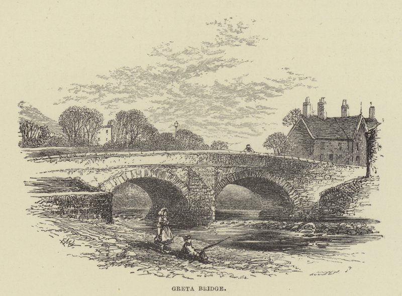 Ponte Greta (gravura) de English School