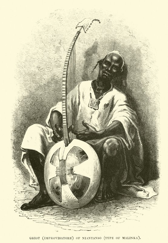 Griot (Improvisatore) do Niantanso, tipo de Malinka de English School