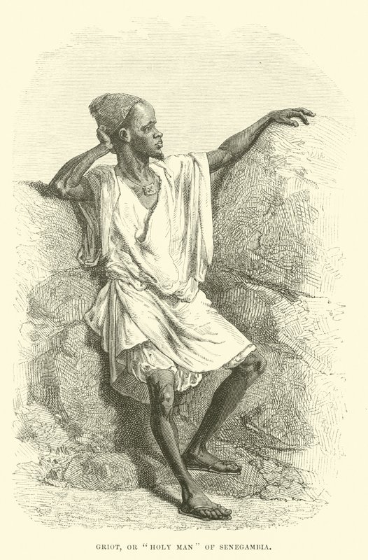 Griot, ou Santo Homem da Senegâmbia de English School