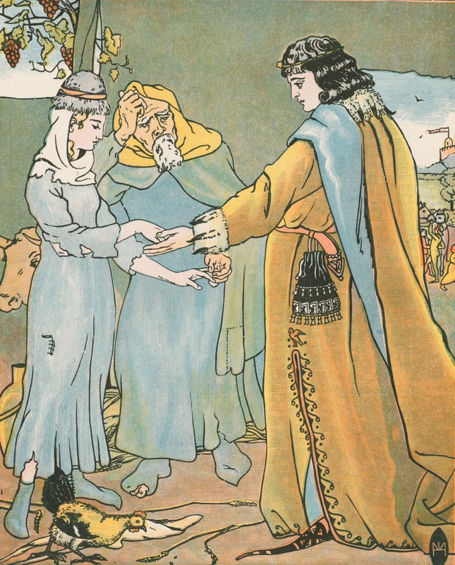 Casamento de Griselda. &39;Isso é bom, Grisilde meu, Quod ele&39; de English School