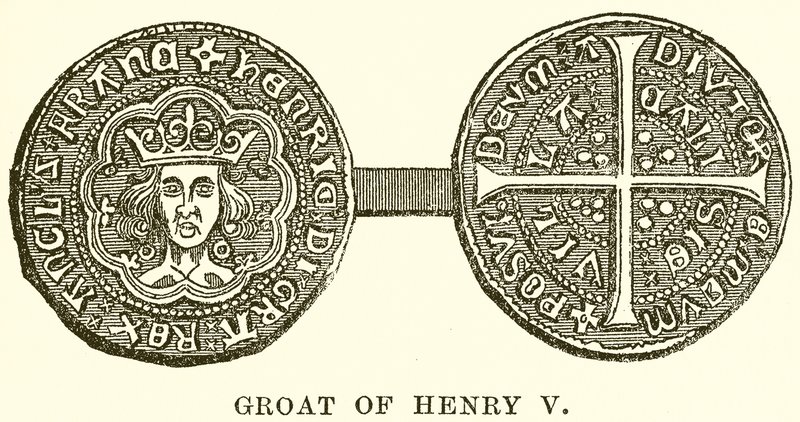 Groat de Henry V de English School