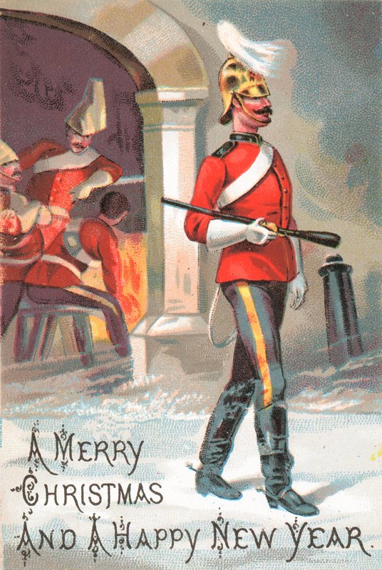Guard Militar, Cartão De Natal de English School