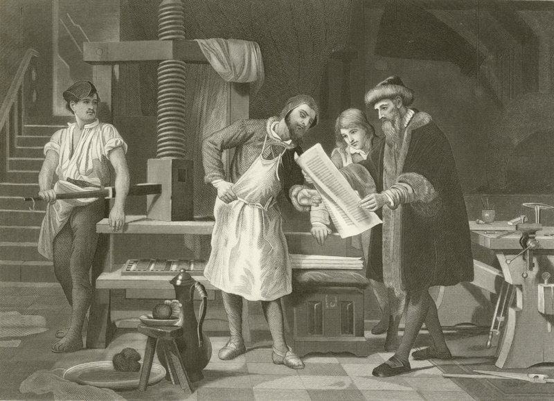 Gutenberg 1400-1468 de English School