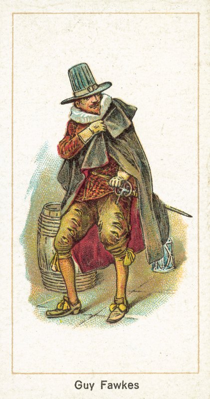 Guy Fawkes (chromolitho) de English School