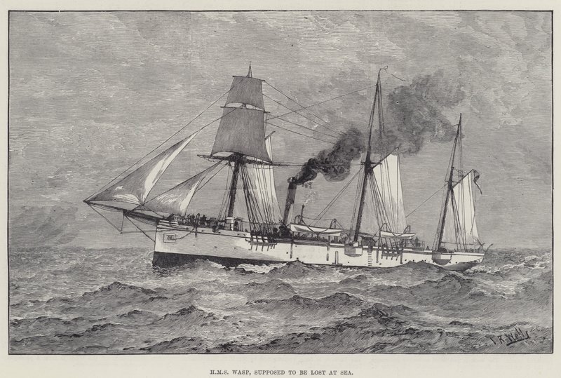 HMS Wasp, supostamente perdido no mar (gravação) de English School