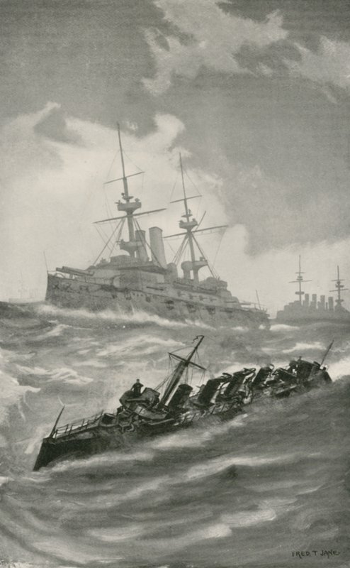 HMS Mars, Terrible e Dragon Cruising no Canal da Mancha de English School