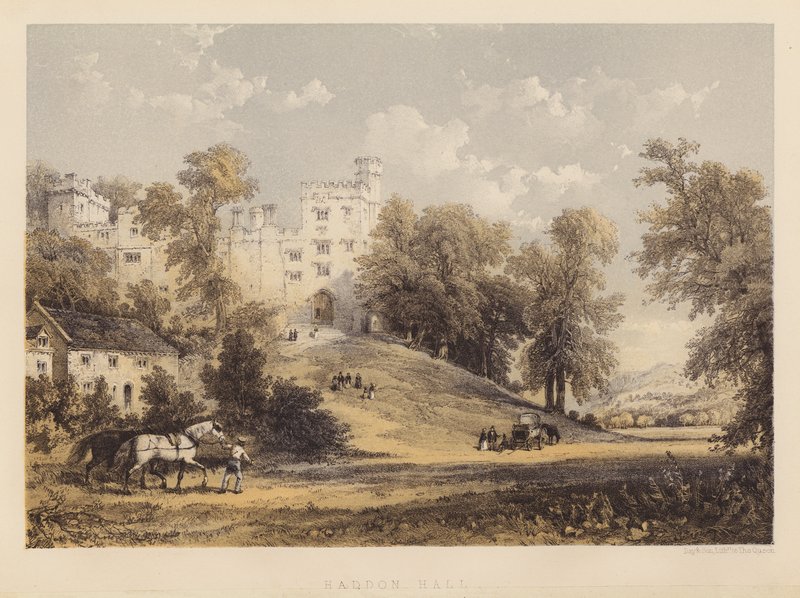 Haddon Hall (água-tinta) de English School