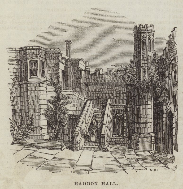 Haddon Hall (gravura) de English School