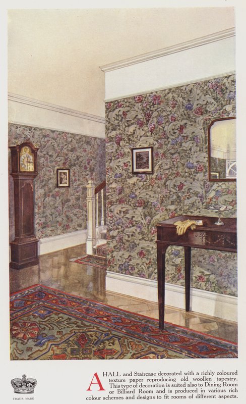 Hall e escadaria (cor litho) de English School