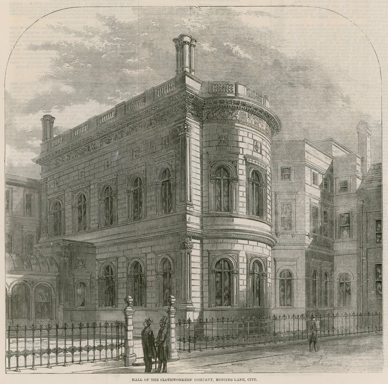 Salão da Companhia de Panos, Mincing Lane, Londres de English School