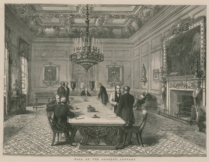 Salão da empresa Drapers, Londres de English School