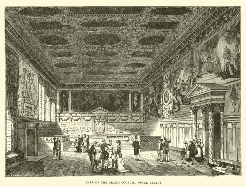 Salão do Grande Conselho, Palácio Ducal de English School