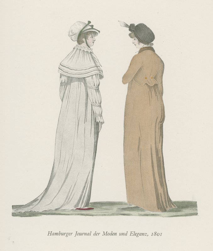 Jornal de Hamburgo de moda e elegância, 1801 de English School