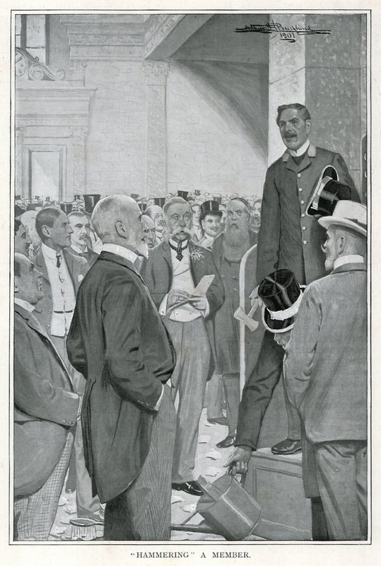 "Martelar" um membro (litho) de English School