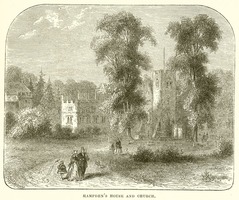 Casa de Hampdens e Igreja de English School