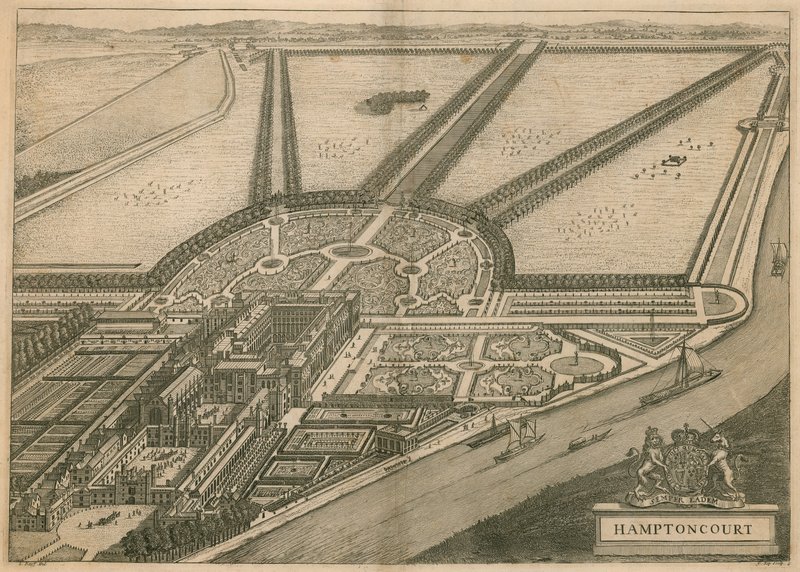 Hampton Court, em Londres de English School