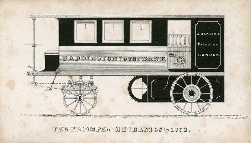 Hancock Steam Carriage de English School