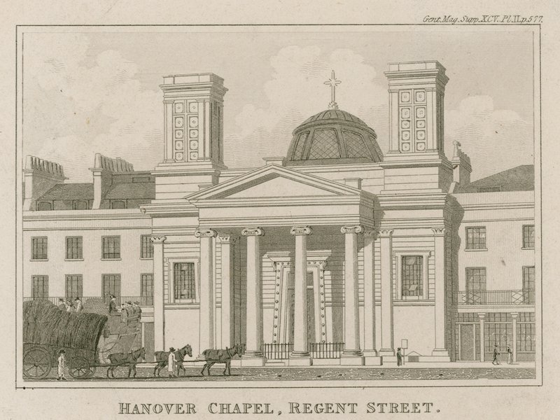 Capela de Hanover, Regent Street, Londres de English School