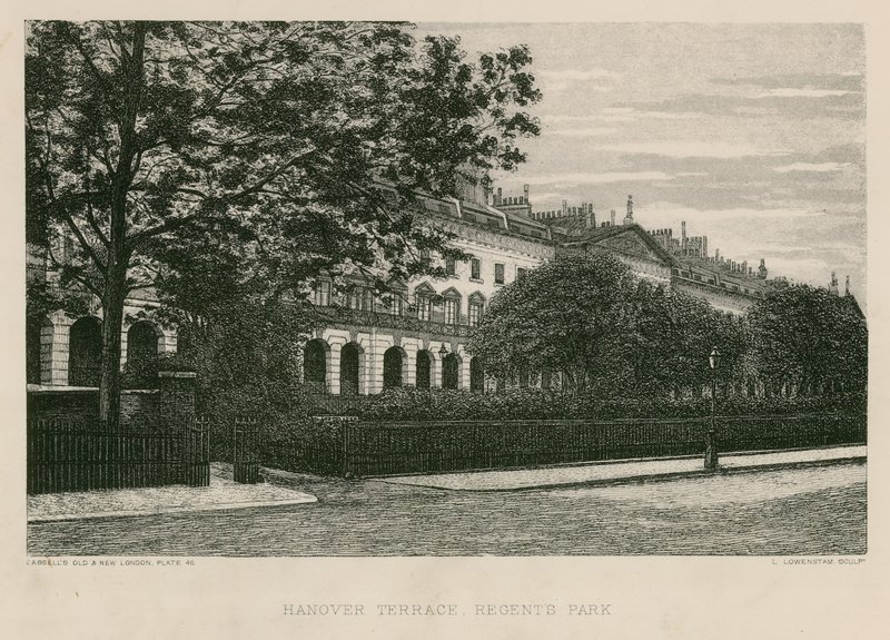 Hanover Terrace, Regents Park, Londres de English School