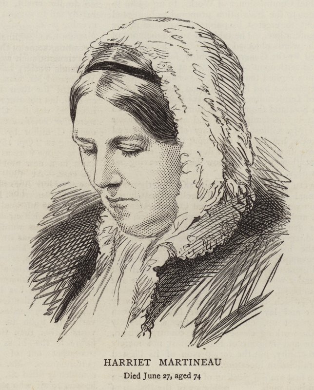 Harriet Martineau (gravura) de English School