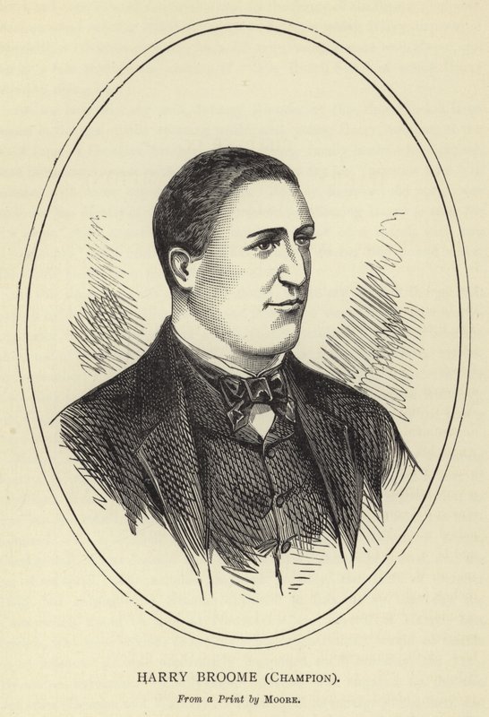 Harry Broome, campeão, de uma cópia por Moore de English School